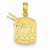 14k Gold Drum and Sticks Pendant, Pendants for Necklace