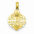 14k Gold Our First Christmas Ornament Pendant, Pendants for Necklace