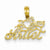 14k Gold I Heart My Artist Pendant, Pendants for Necklace