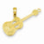 14k Gold Guitar pendant, Stylish Pendants for Necklace