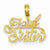 14k Gold Polished Special Sister Pendant, Pendants for Necklace