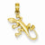14k Gold Polished Gecko pendant, Alluring Pendants for Necklace