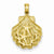 14k Gold Starfish in a Shell Pendant, Pendants for Necklace