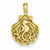 14k Gold Seahorse in a Shell Pendant, Pendants for Necklace