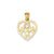 Heart Charm in 14k Gold