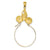 14k Gold Sea Shell Charm hide-image