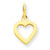 14k Gold Heart Charm hide-image