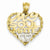 14k Gold Two-tone Soul Mate Pendant, Pendants for Necklace