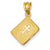 14k Gold Bible Charm hide-image
