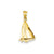 Sailboat Charm in 14k Gold