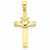 14k Gold Claddagh Cross pendant, Fine Pendants for Necklace