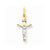 14k Gold Two-tone INRI Crucifix Pendant, Gorgeous Pendants for Necklace
