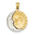 14k Gold Sun & Moon Charm hide-image