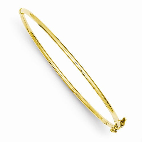 14K Yellow Gold Hinged Bangle Bracelet