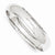 14K White Gold High Polished Hinged Bangle Bracelet