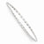 14K White Gold Twist Slip-On Bangle Bracelet