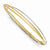 14K Tri-Color Gold Diamond-Cut Intertwined Bangles Bangle Bracelet