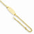 14K Yellow Gold Id Bracelet