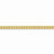 14K Yellow Gold Domed Curb Chain Bracelet