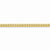 14K Yellow Gold Domed Curb Chain