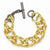 Bronze Gold-Tone Black Rhodium Double Link Bracelet