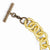 Bronze Coffee Brown & Gold-Tone Link Bracelet