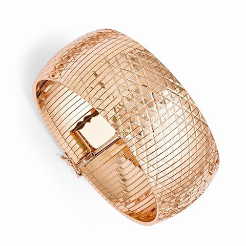 Bronze Polished 18K Rose Plated Cleopatra Bracelet