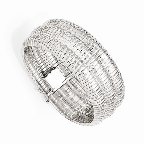 Bronze Polished Rhodium Plated Cleopatra Bracelet