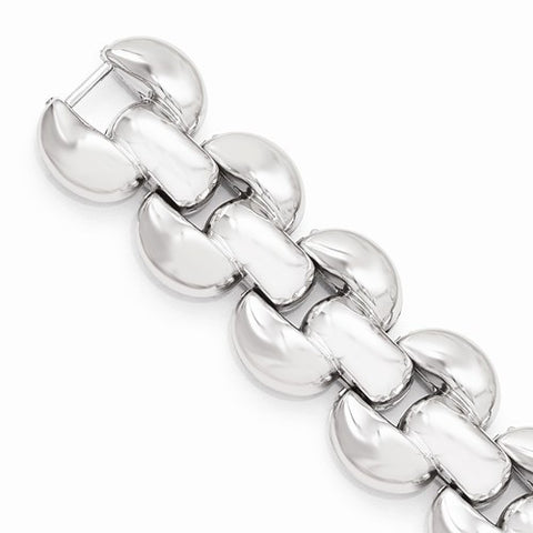 Bronze Polished Rhodium-Plated Stampato Bracelet