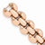 Bronze Polished Rose-Tone Stampato Bracelet