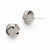 Bronze Textured Rhodium-plated Love Knot Earrings