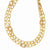 Textured Rose & Gold-Tone Link Necklace