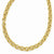 Textured Gold-Tone Double Link Necklace