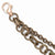 Bronze/Yellow Bronze Textured Brown & Rose-Tone Necklace