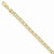14K Yellow Gold Hollow Double Link Charm