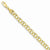 14K Yellow Gold Hollow Double Link Charm