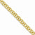 14K Yellow Gold Solid Double Link Charm