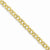 14K Yellow Gold Hollow Double Link Charm