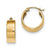 14k Yellow Gold Small Hoop Earrings