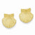 14k Yellow Gold Shell Earrings