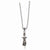 Stainless Steel Skull Dagger Necklace