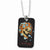 Ghost Face Dog Tag Necklace