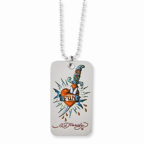 Fun Knife Dog Tag Necklace