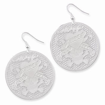 Love Kills Slowly Mesh Earrings