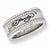 Stainless Steel CZ Signature Ring