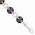  Black Titanium & Sterling Silver Anodized Copper Color Bracelet