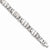 Titanium & Sterling Silver Diamond Link Bracelet