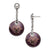Black Titanium Anodized Copper Color Sterling Silver Earrings