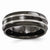 Black Titanium 8mm Ring