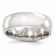 Titanium Polished 7mm Wedding Band